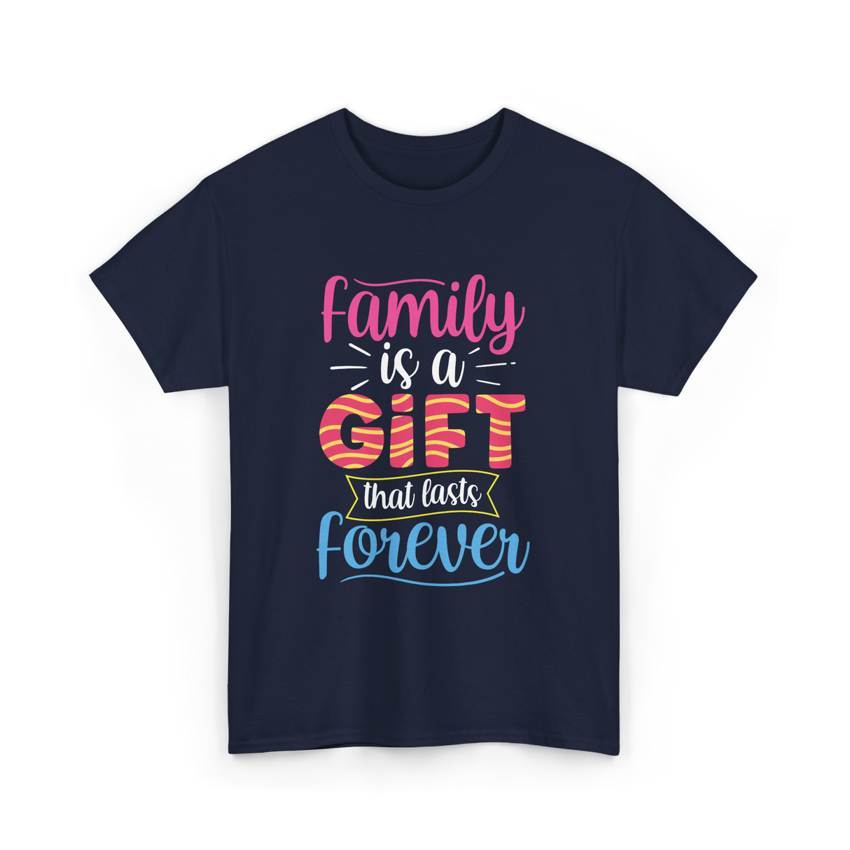 Family Is A Gift Family Reunion T-Shirt - Navy