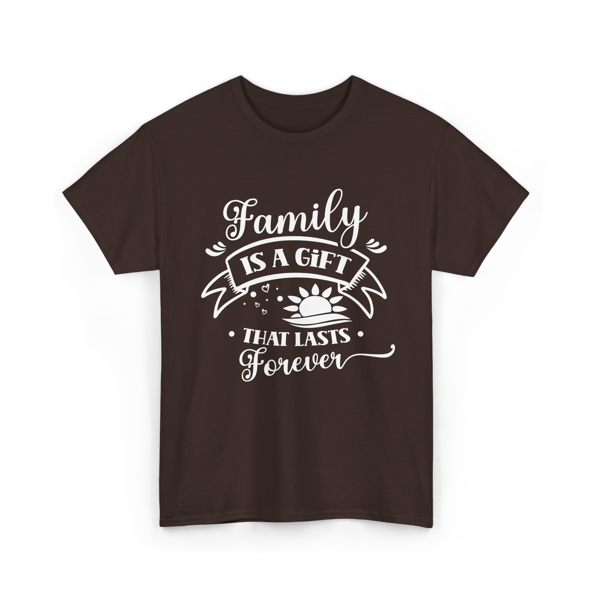 Family Is A Gift Family Reunion T-Shirt - Dark Chocolate