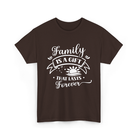 Family Is A Gift Family Reunion T-Shirt - Dark Chocolate