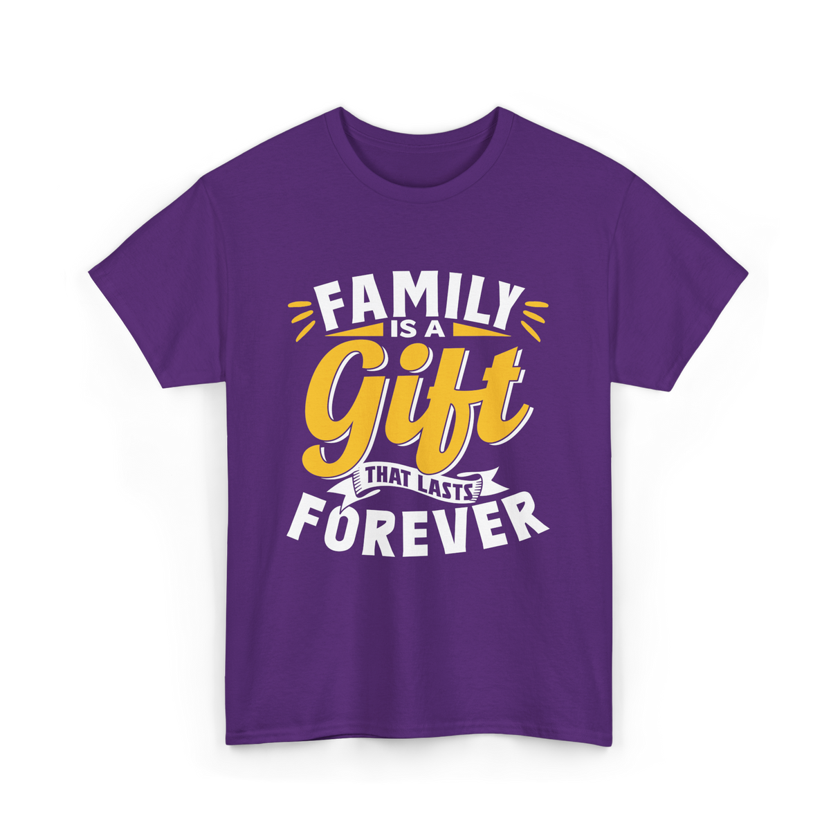 Family is a Gift Family Reunion T-Shirt - Purple