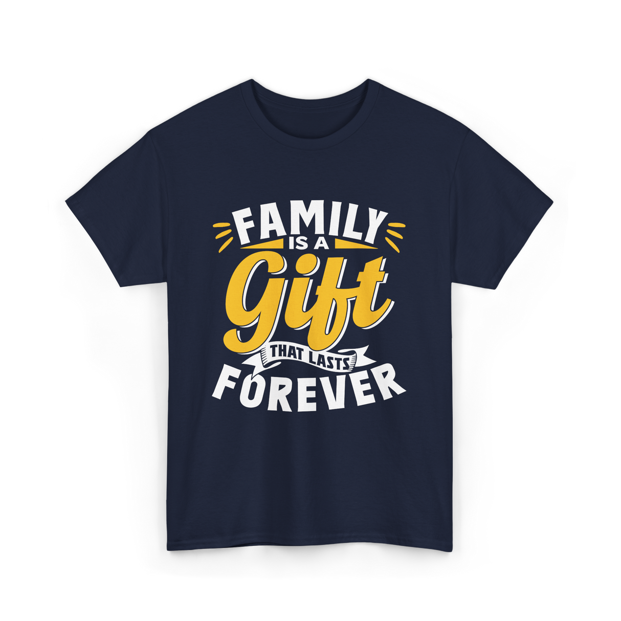 Family is a Gift Family Reunion T-Shirt - Navy