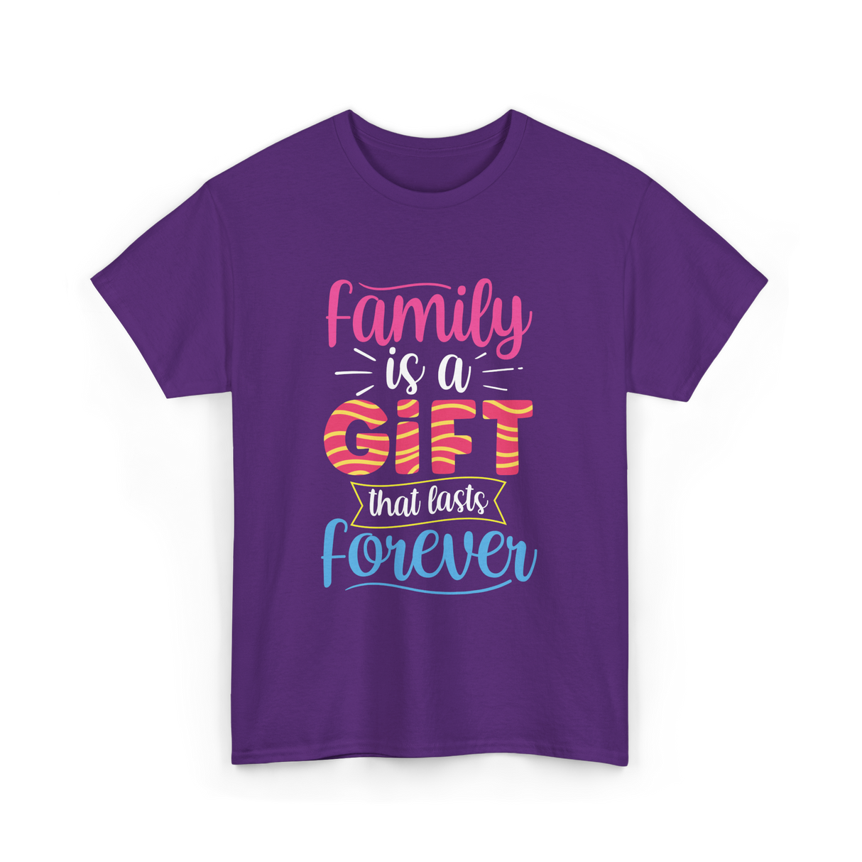 Family Is A Gift Family Reunion T-Shirt - Purple