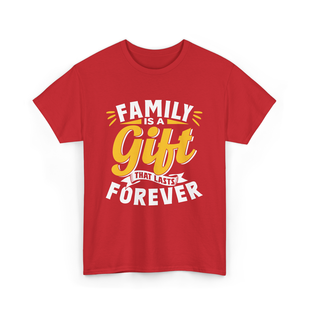 Family is a Gift Family Reunion T-Shirt - Red