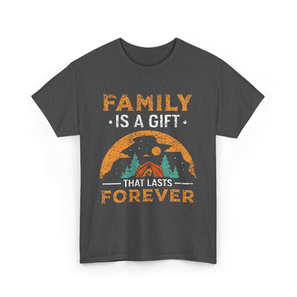 Family Is A Gift Family Reunion T-Shirt - Dark Heather