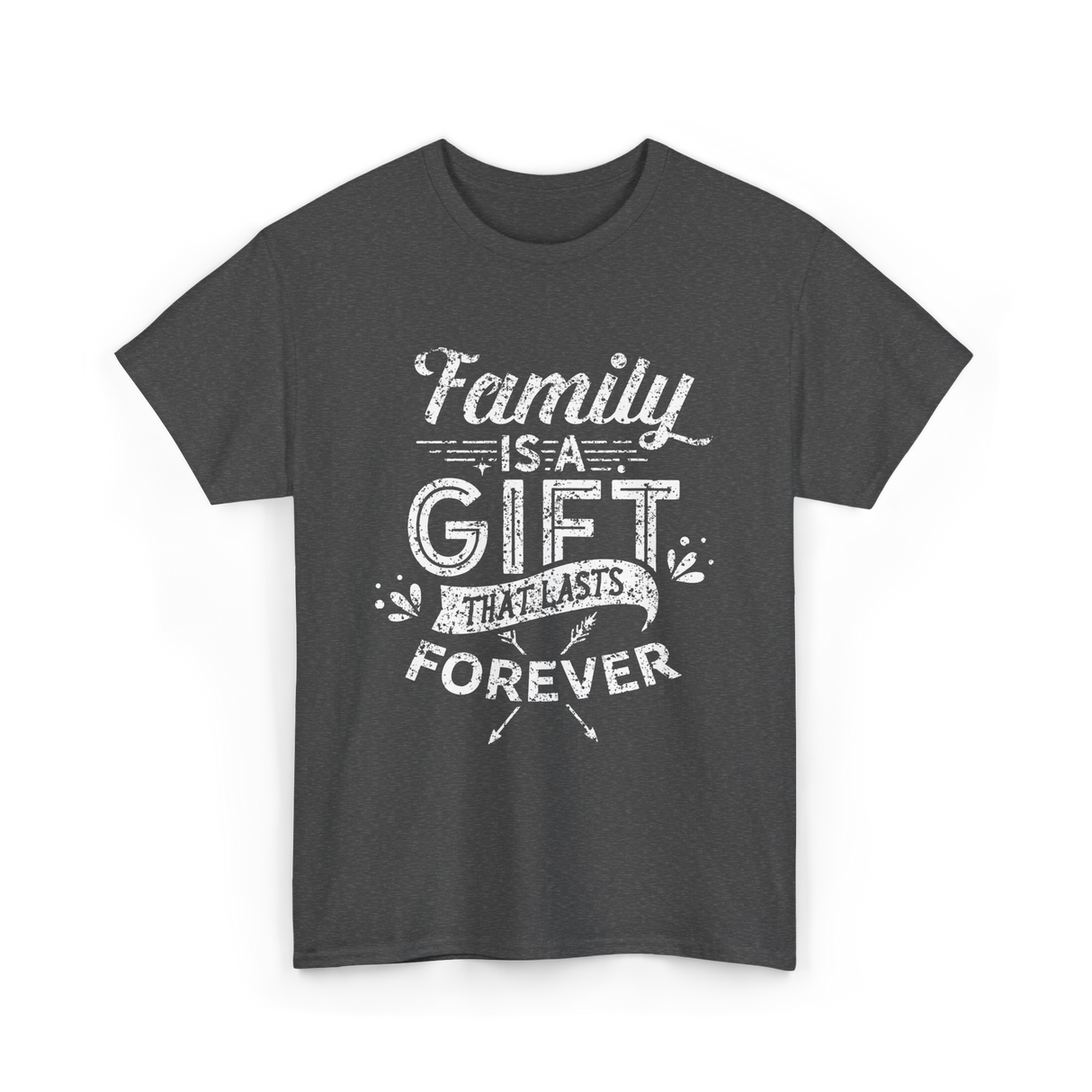 Family Is A Gift Family T-Shirt - Dark Heather