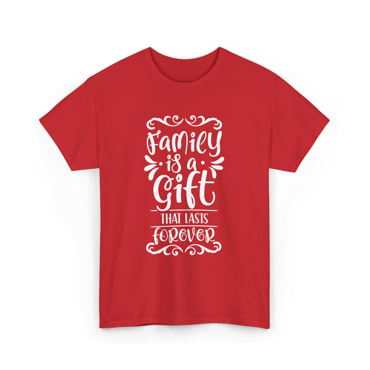 Family Is A Gift Family T-Shirt - Red