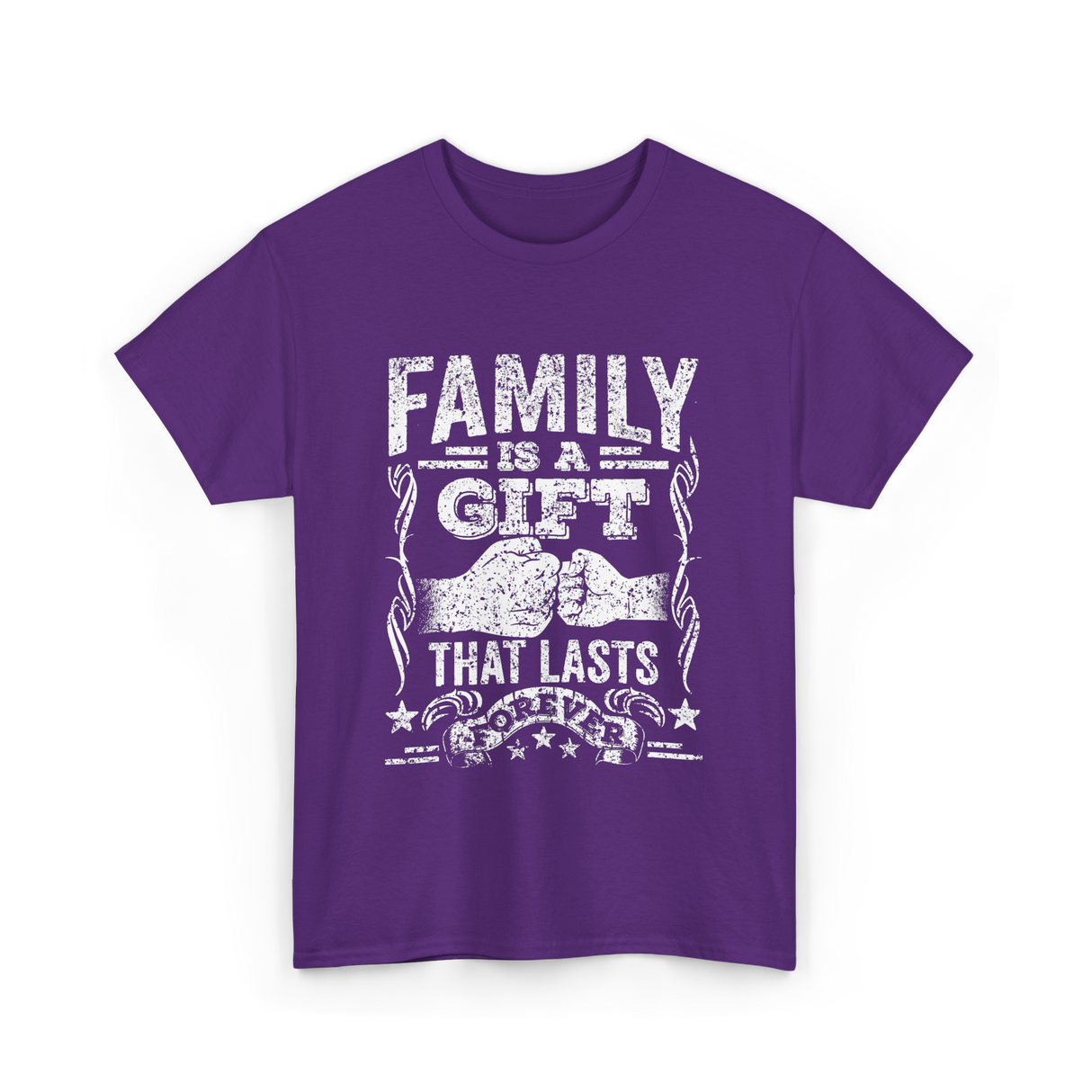 Family Is A Gift Family T-Shirt - Purple