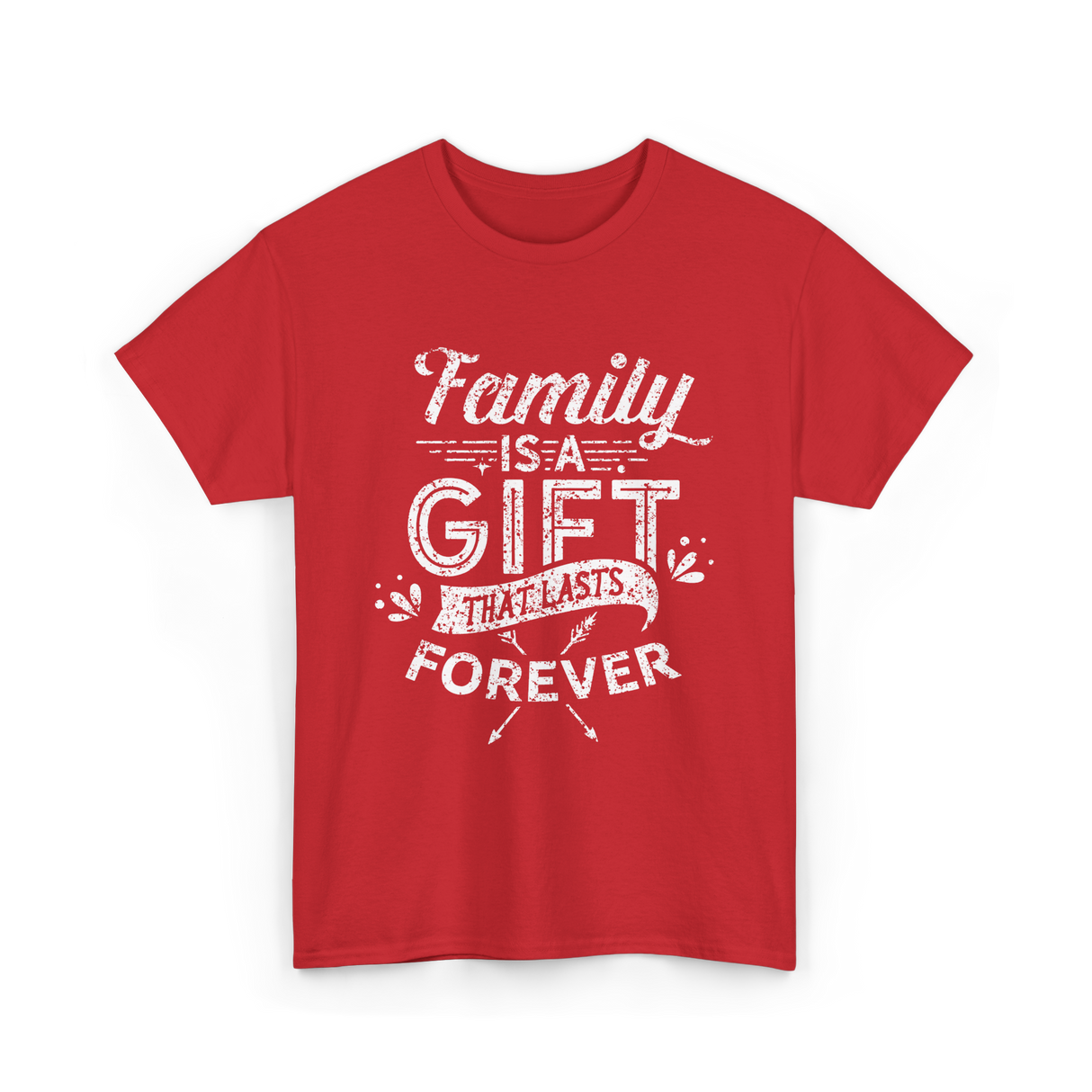 Family Is A Gift Family T-Shirt - Red