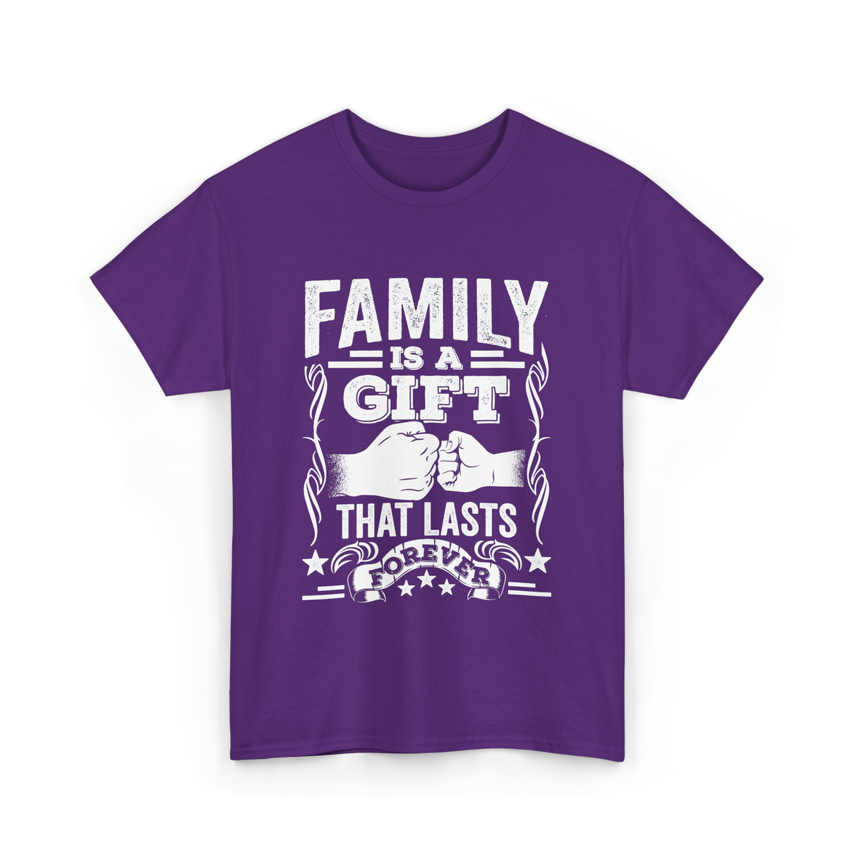 Family Is A Gift Family T-Shirt - Purple