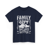 Family Is A Gift Family T-Shirt - Navy