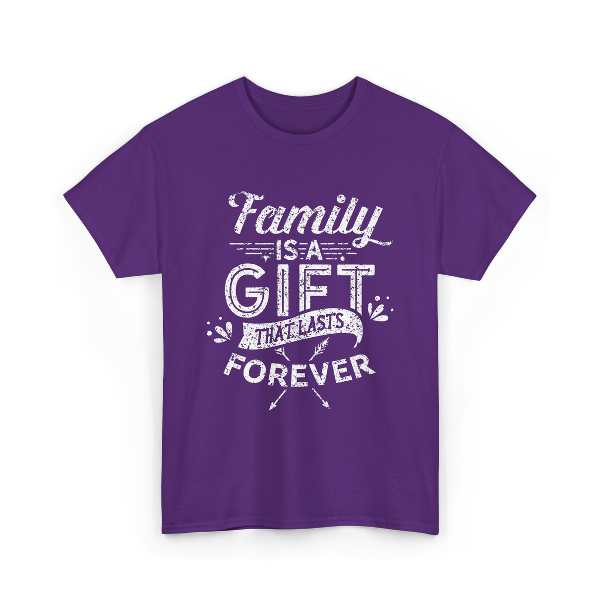 Family Is A Gift Family T-Shirt - Purple