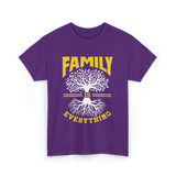 Family Is Everything Family Reunion T-Shirt - Purple