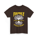 Family Is Everything Family Reunion T-Shirt - Dark Chocolate