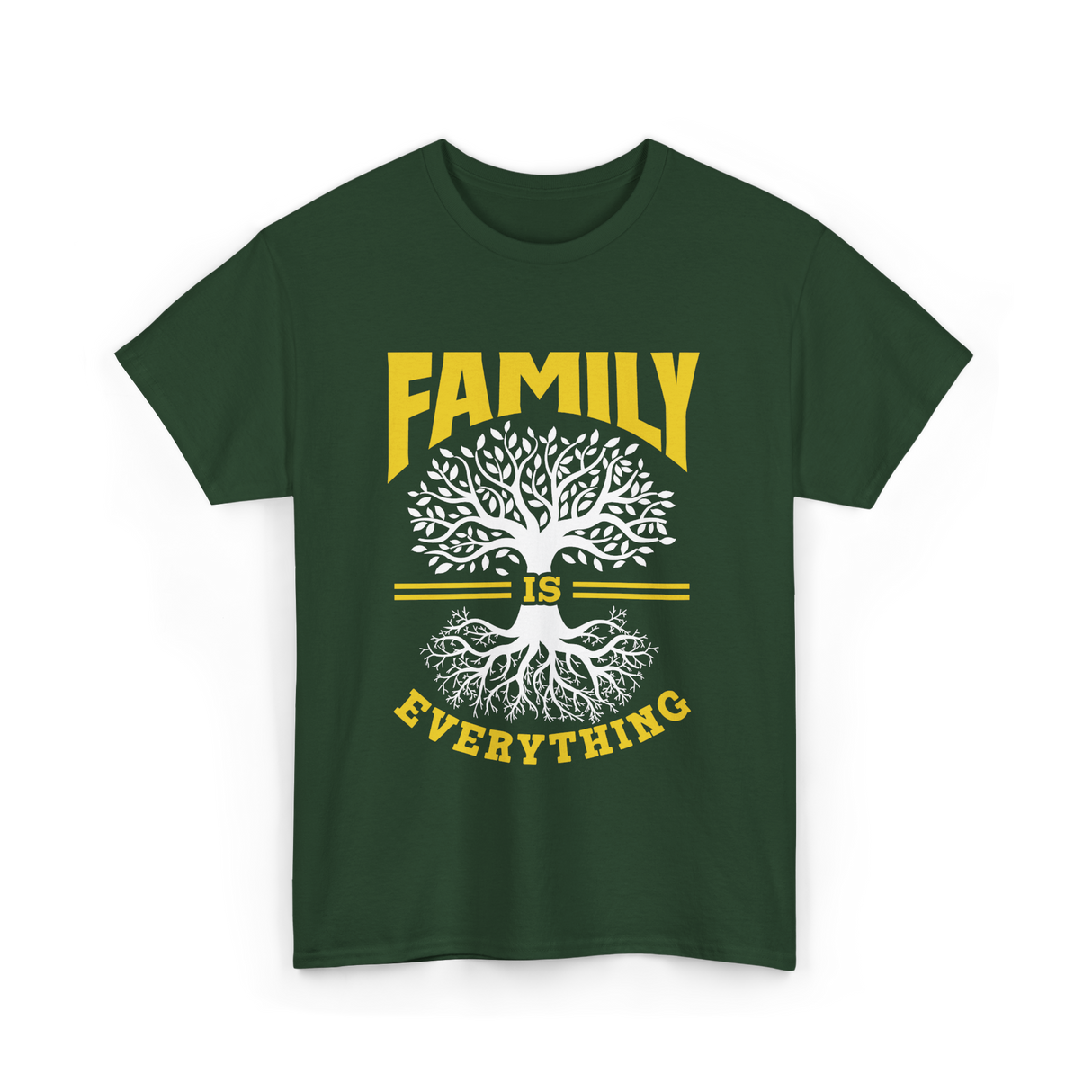 Family Is Everything Family Reunion T-Shirt - Forest Green