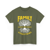 Family Is Everything Family Reunion T-Shirt - Military Green