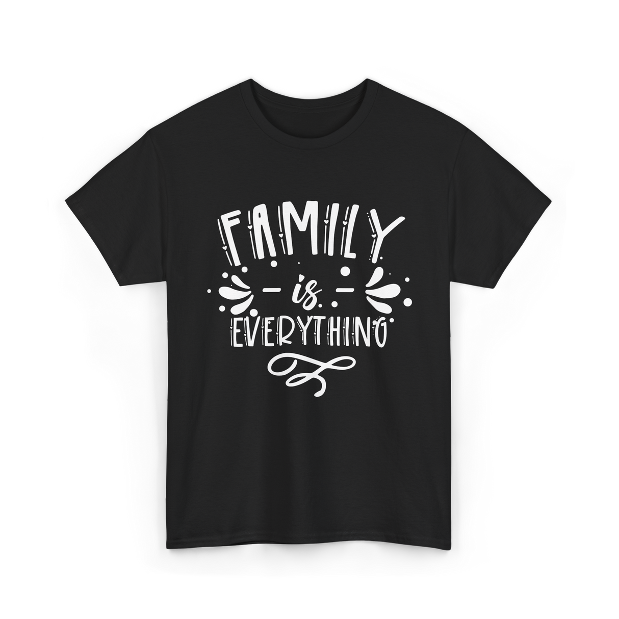 Family Is Everything Family T-Shirt - Black