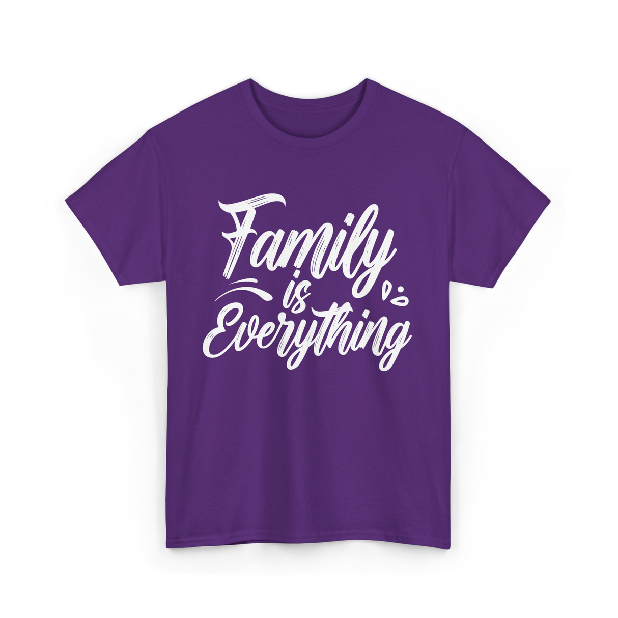 Family is Everything Family T-Shirt - Purple