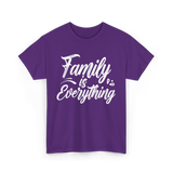 Family is Everything Family T-Shirt - Purple