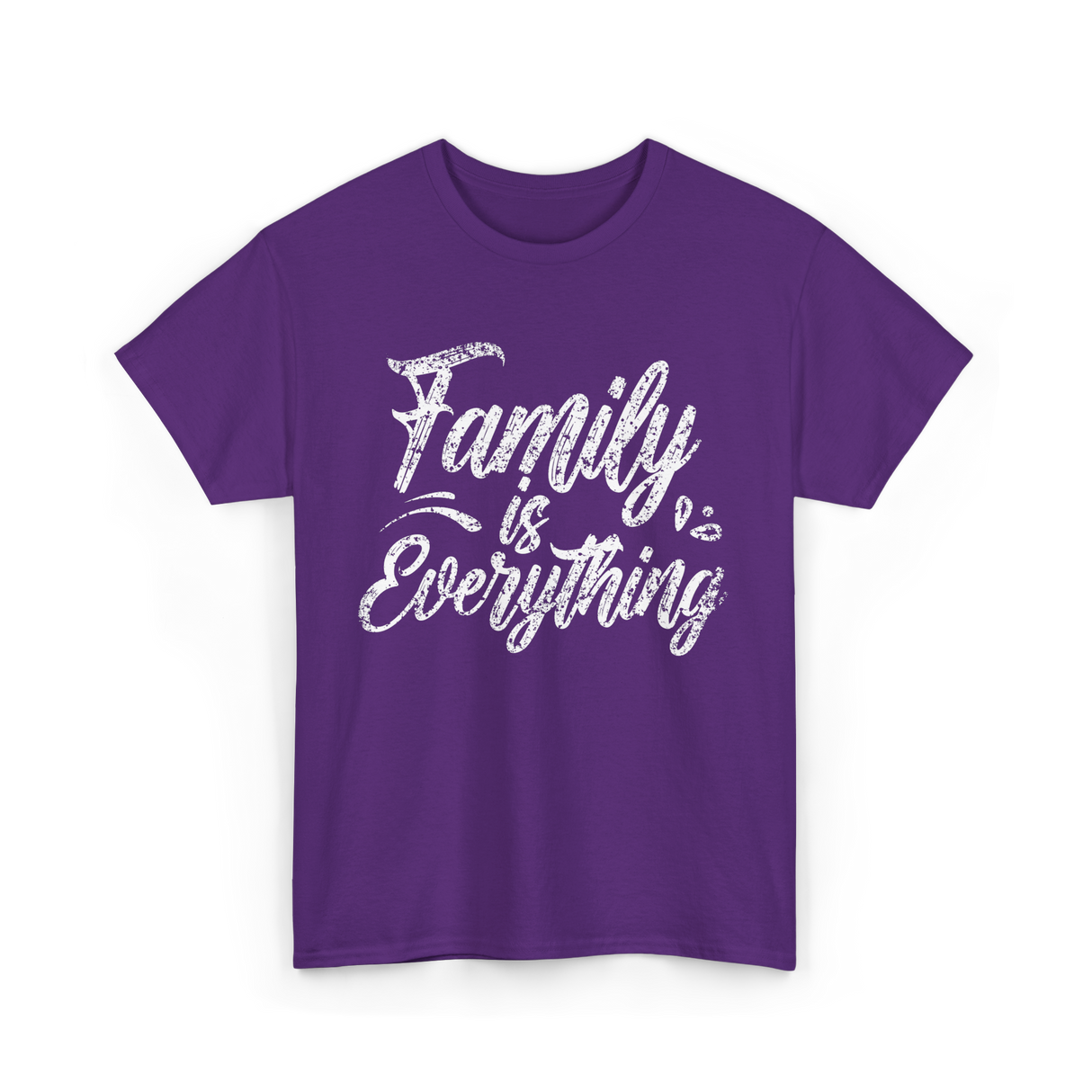 Family is Everything Family T-Shirt - Purple