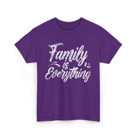 Family is Everything Family T-Shirt - Purple