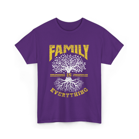 Family Is Everything Family T-Shirt - Purple