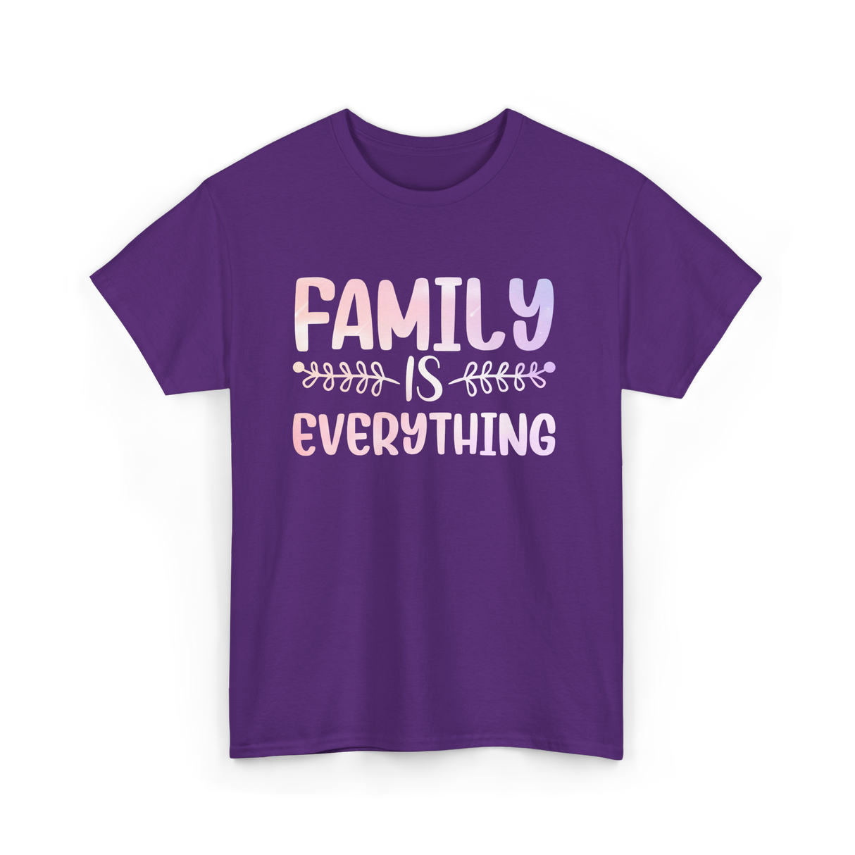 Family Is Everything Family T-Shirt - Purple