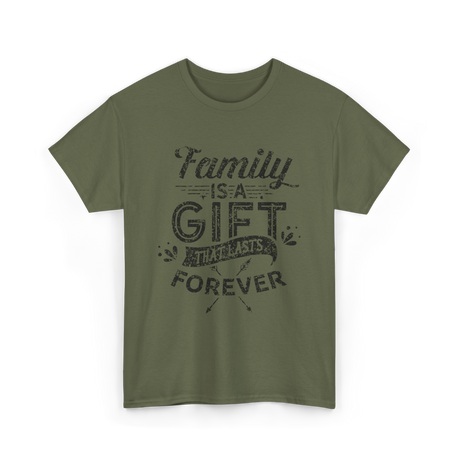 Family Is Forever Family Reunion T-Shirt - Military Green