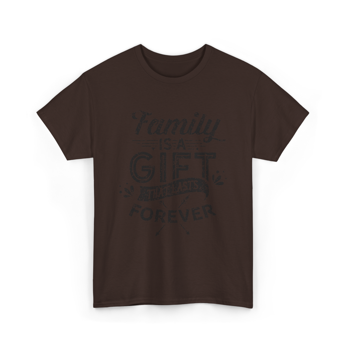 Family Is Forever Family Reunion T-Shirt - Dark Chocolate