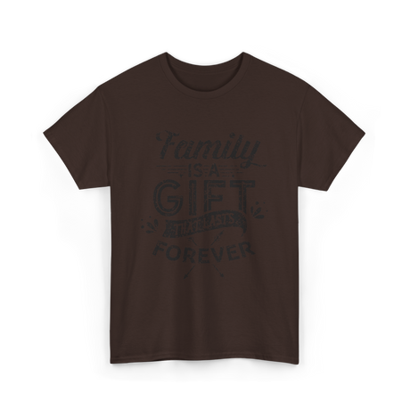 Family Is Forever Family Reunion T-Shirt - Dark Chocolate