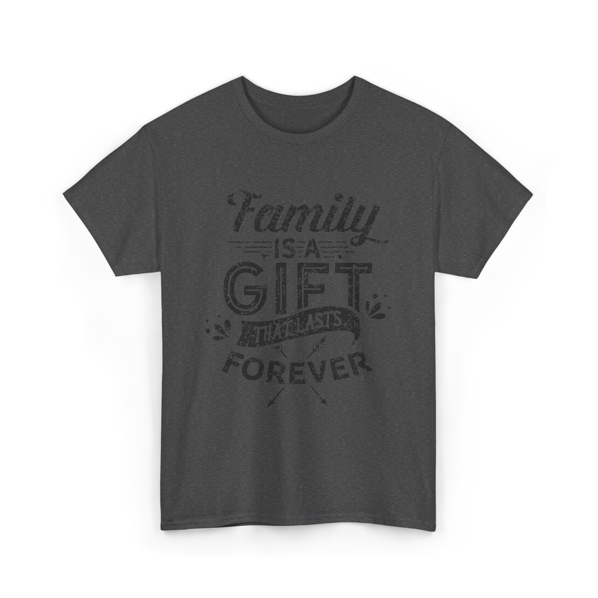 Family Is Forever Family Reunion T-Shirt - Dark Heather