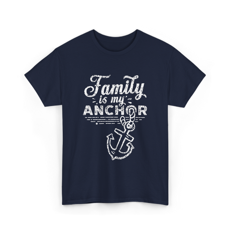 Family is My Anchor Family Reunion T-Shirt - Navy