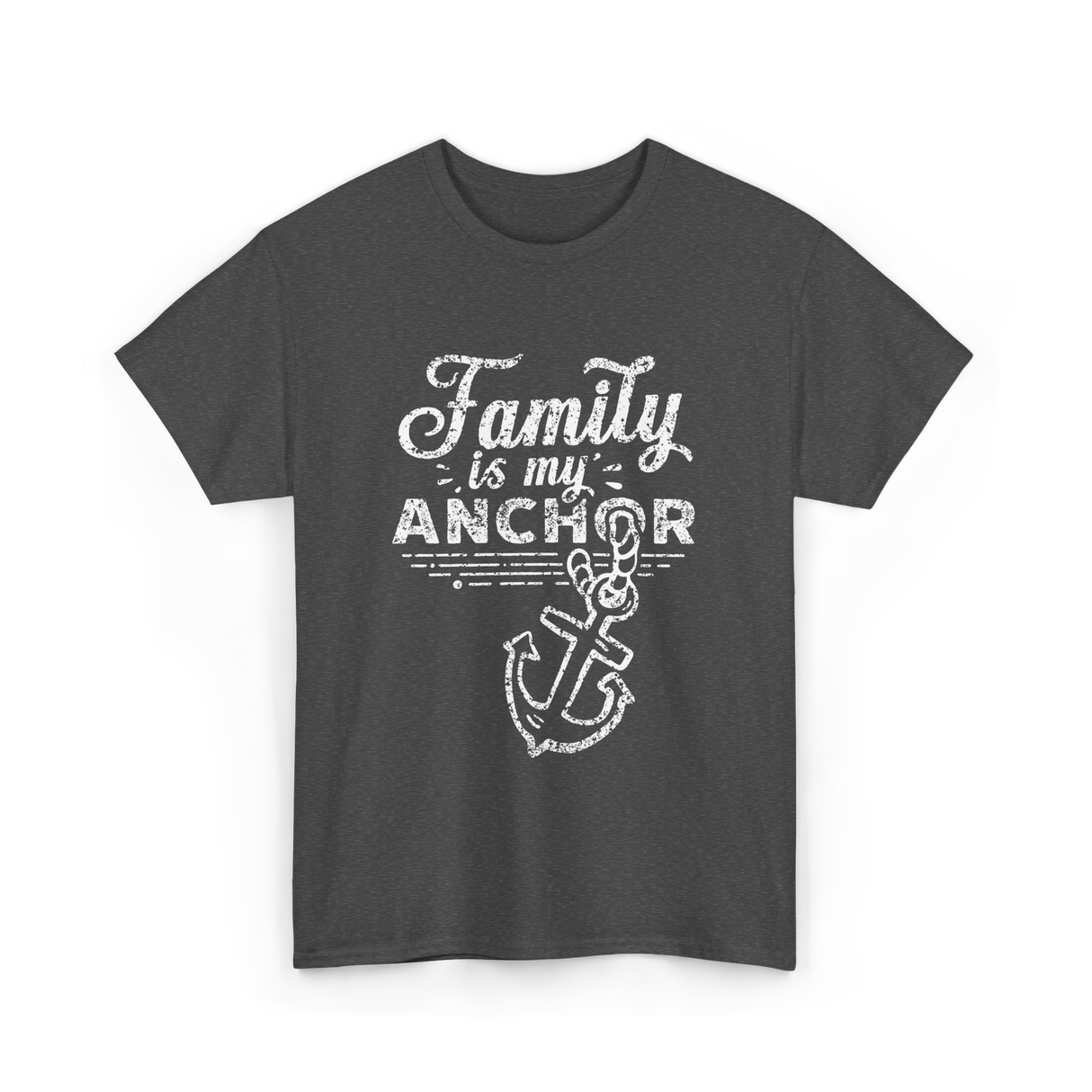 Family is My Anchor Family Reunion T-Shirt - Dark Heather