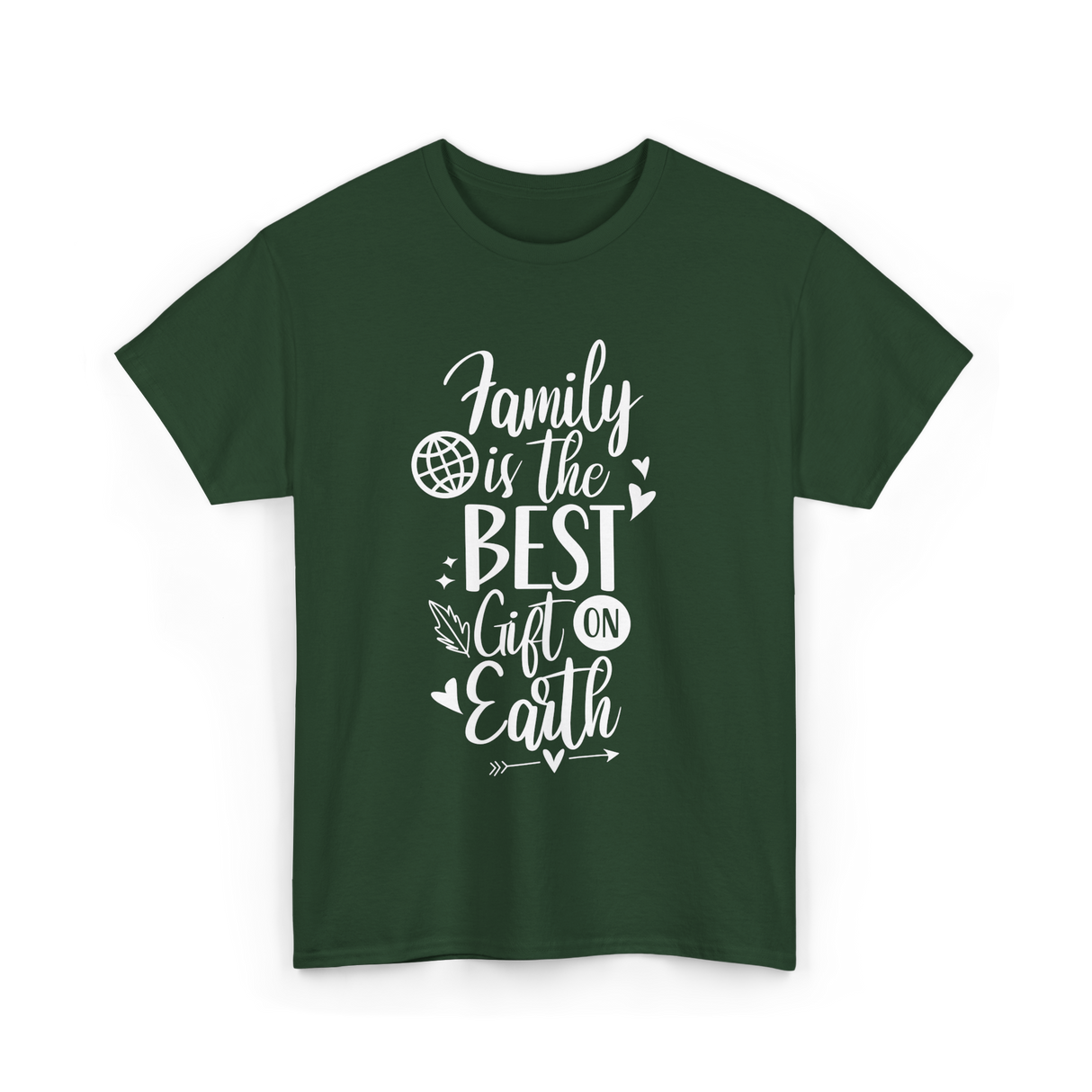 Family Is The Best Family Reunion T-Shirt - Forest Green