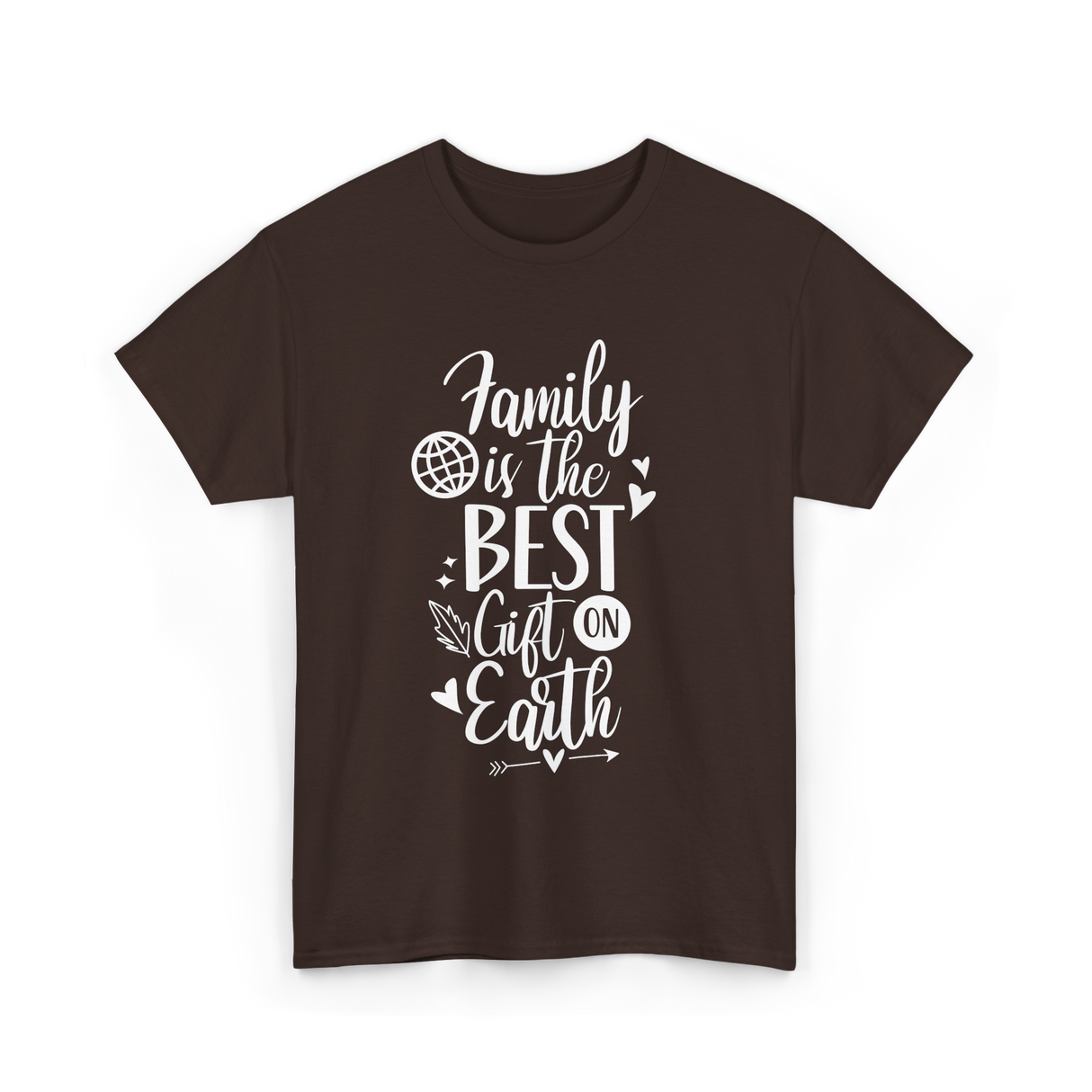 Family Is The Best Family Reunion T-Shirt - Dark Chocolate