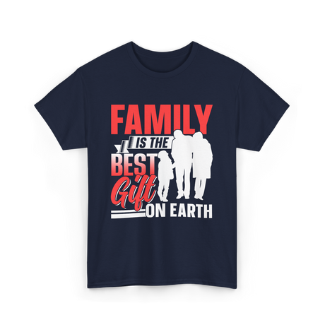 Family Is The Best Family T-Shirt - Navy