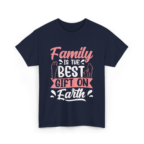 Family Is The Best Family T-Shirt - Navy