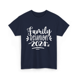 Family Reunion 2024 Family Gathering T-Shirt - Navy