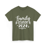 Family Reunion 2024 Family Gathering T-Shirt - Military Green