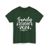 Family Reunion 2024 Family Gathering T-Shirt - Forest Green