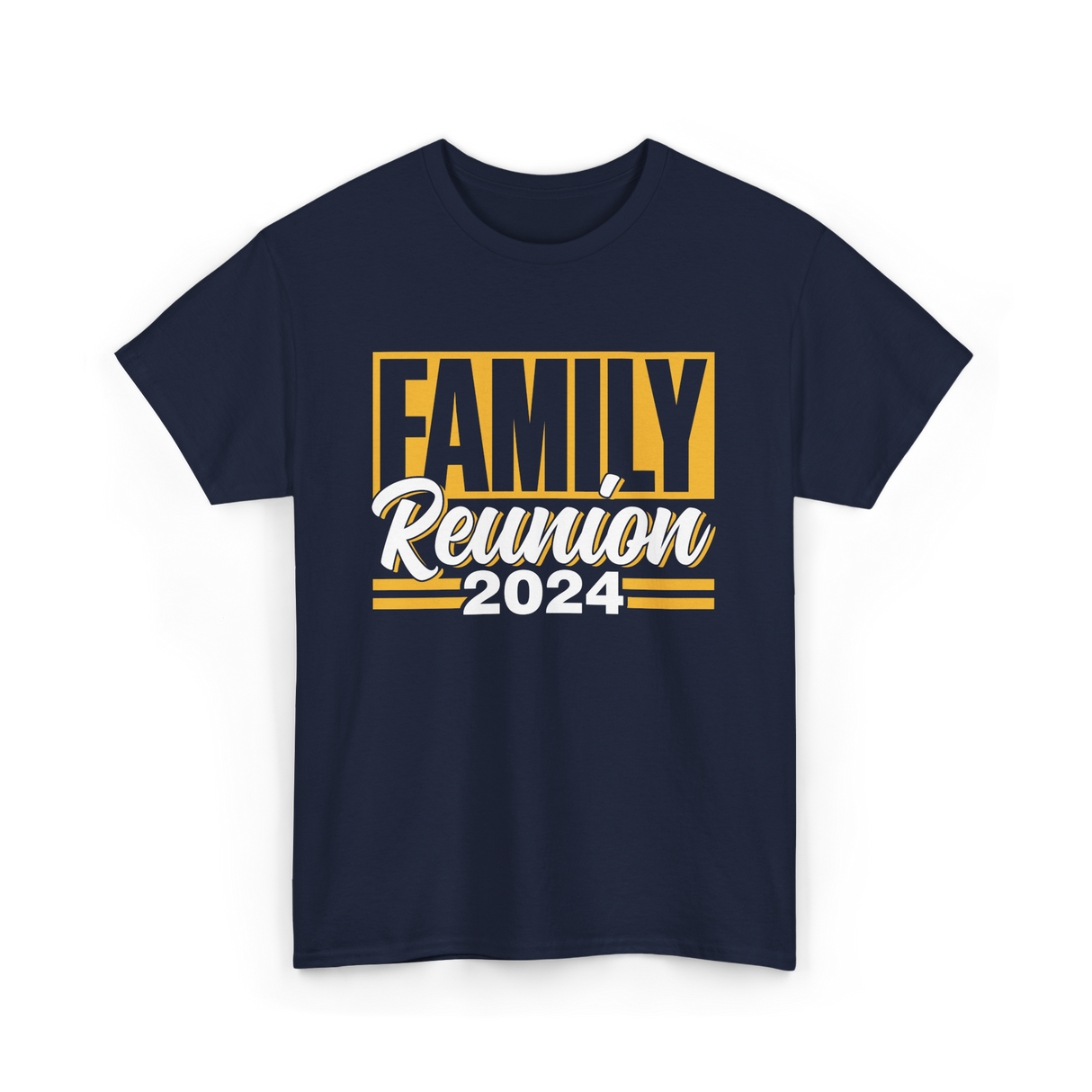 Family Reunion 2024 Gathering T-Shirt - Navy