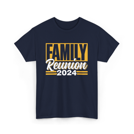 Family Reunion 2024 Gathering T-Shirt - Navy