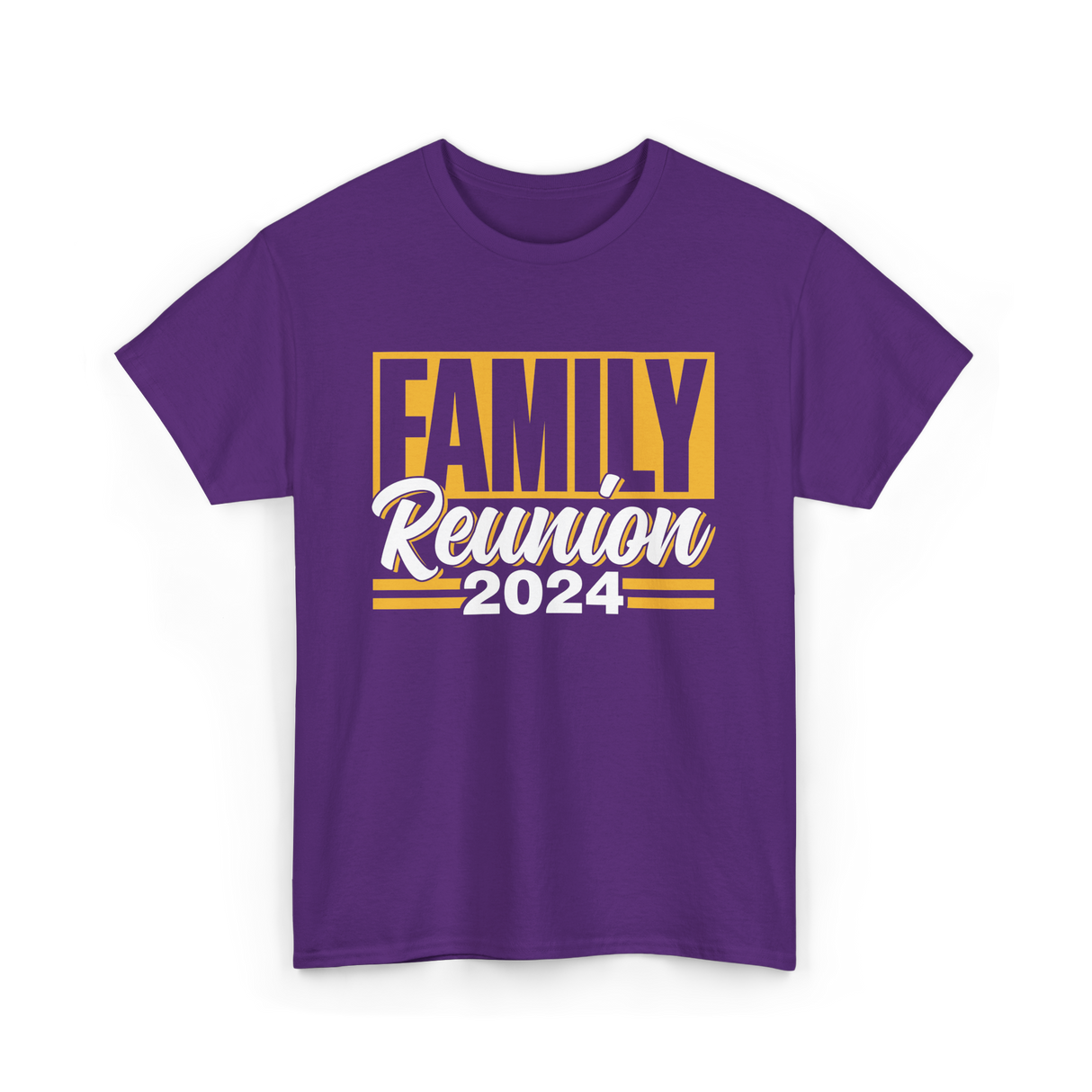 Family Reunion 2024 Gathering T-Shirt - Purple