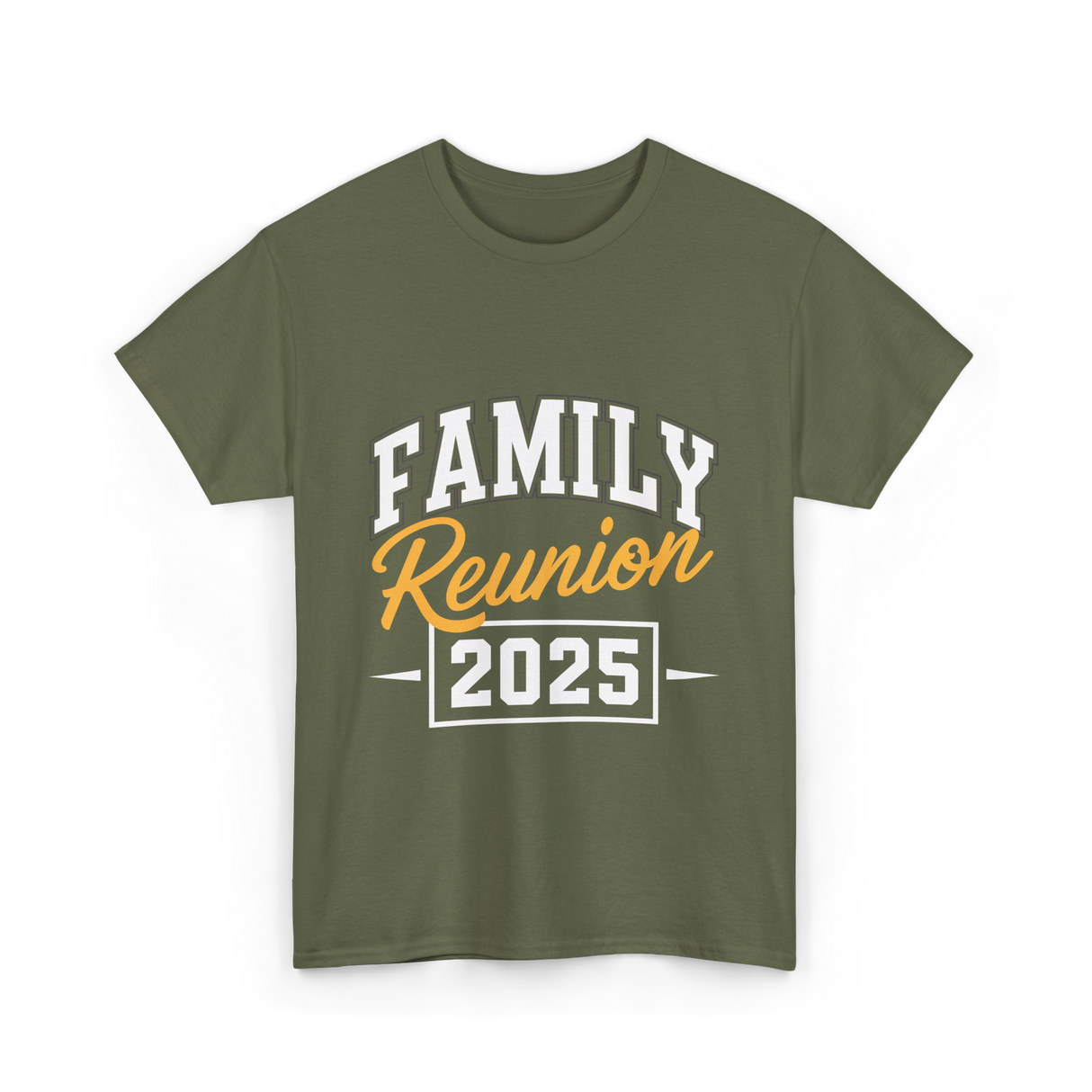 Family Reunion 2025 Gathering T-Shirt - Military Green