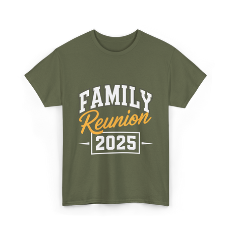 Family Reunion 2025 Gathering T-Shirt - Military Green