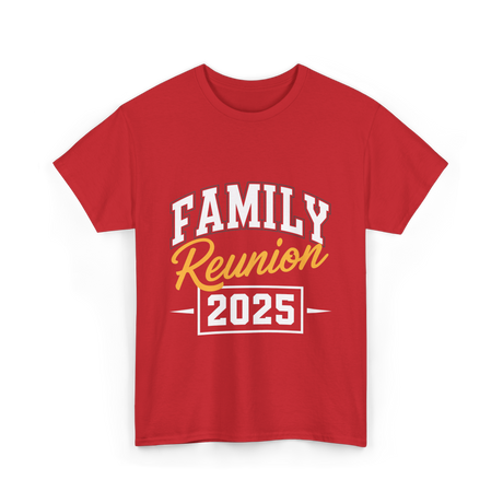 Family Reunion 2025 Gathering T-Shirt - Red