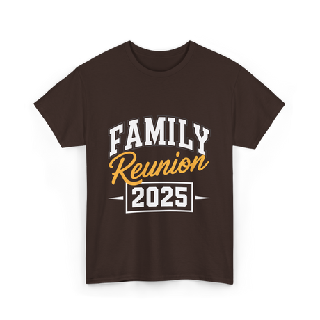 Family Reunion 2025 Gathering T-Shirt - Dark Chocolate