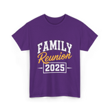 Family Reunion 2025 Gathering T-Shirt - Purple