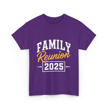 Family Reunion 2025 Gathering T-Shirt - Purple