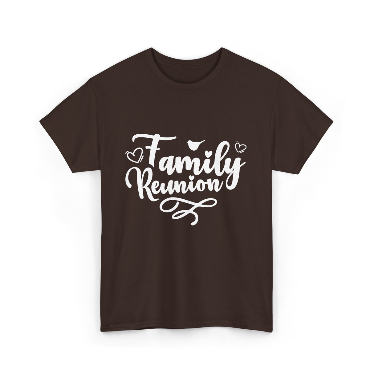 Family Reunion Family Family Events T-Shirt - Dark Chocolate