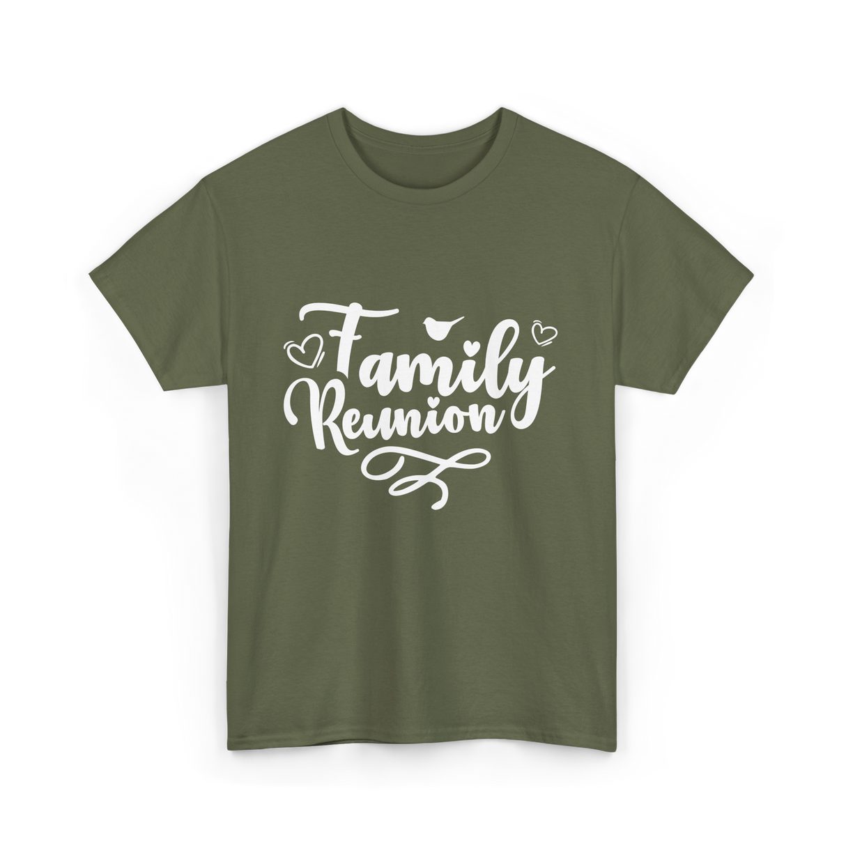 Family Reunion Family Family Events T-Shirt - Military Green